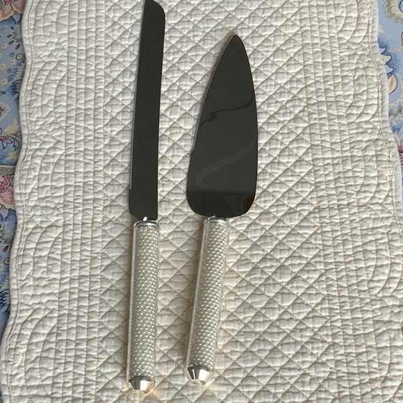 Lenox Dining Lenox Wedding Cake Pearl Knife And Server Poshmark